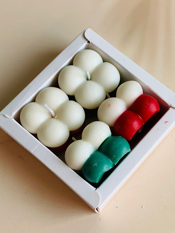 Small Bubble Candle Gift Box (4Piece)