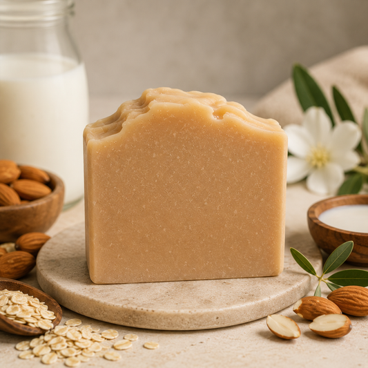 Almond & Goat Milk Cold Processed Soap