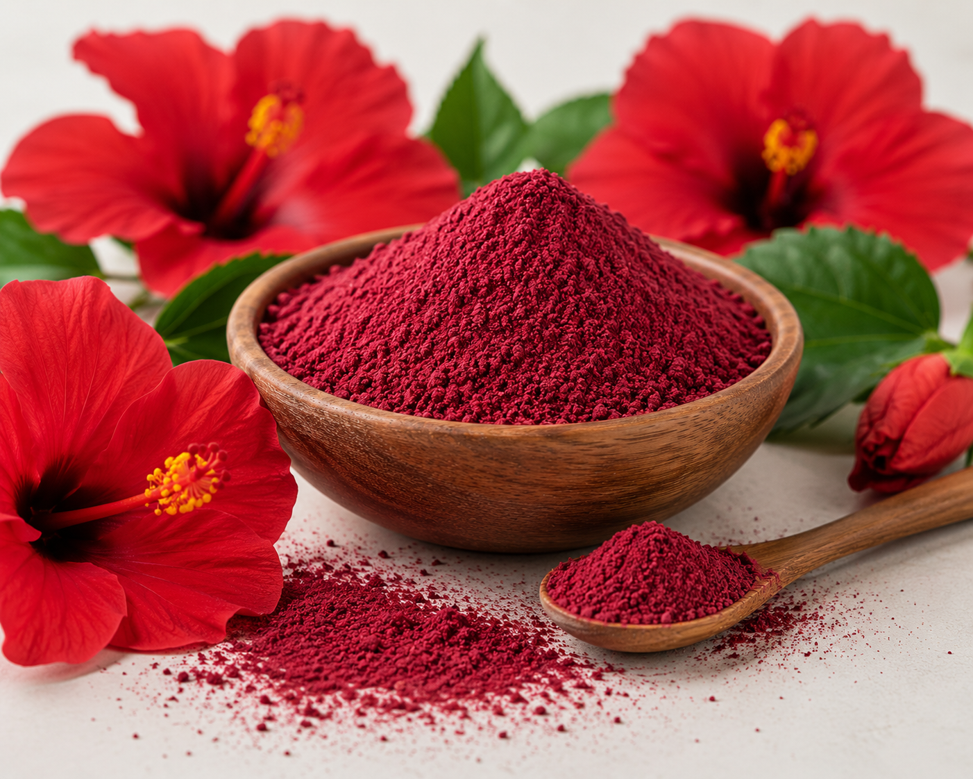 Natural Hibiscus Petal Powder Hair Mask