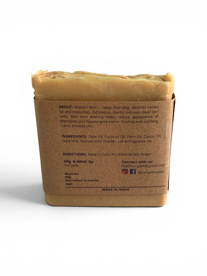 Multani Mitti Cold Process Soap for Oily Skin