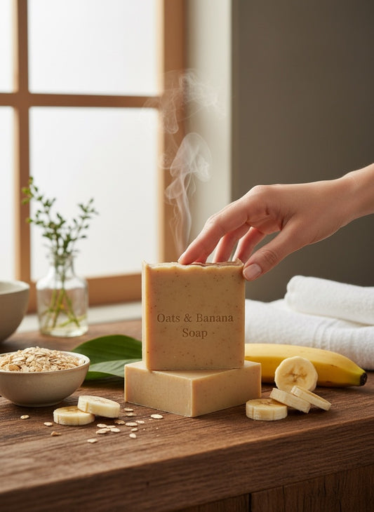 Oats & Banana - Cold Process Soap