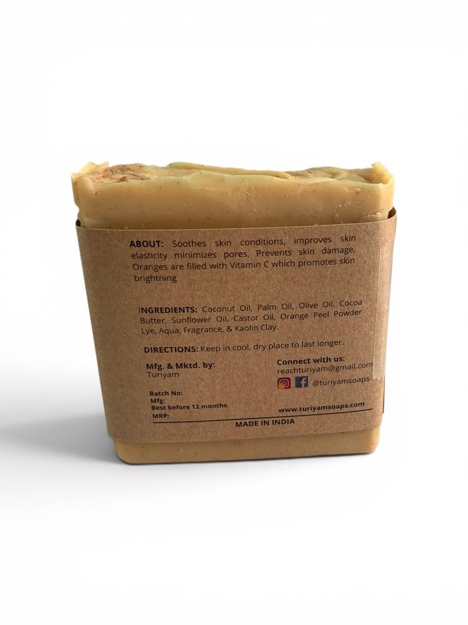 Turiyam Orange Peel Powder Cold Process Soap
