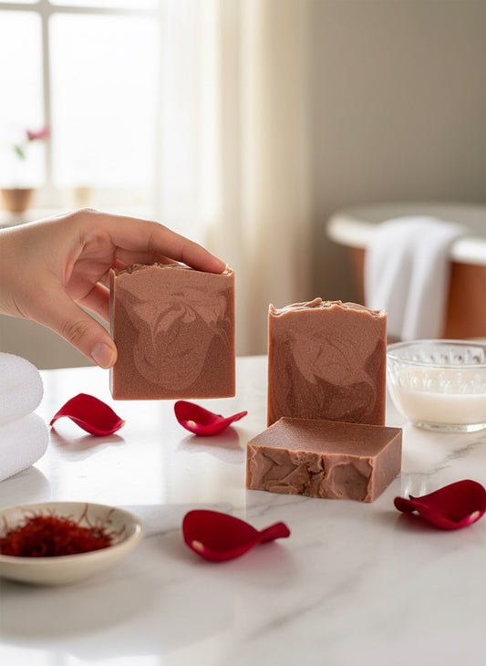 Rose & Saffron - Cold Process Soap