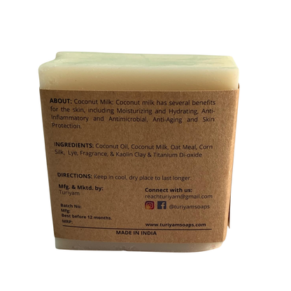 Coconut Milk Cold Processed Soap