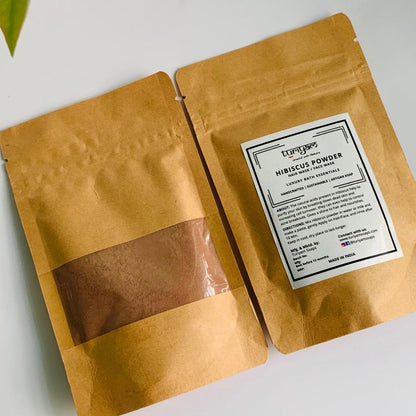Natural Hibiscus Petal Powder Hair Mask